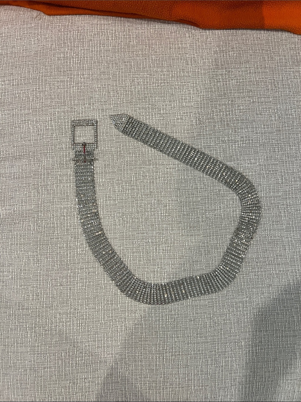 Silver rhinestone Belt - Women's Sparkle Accessory
